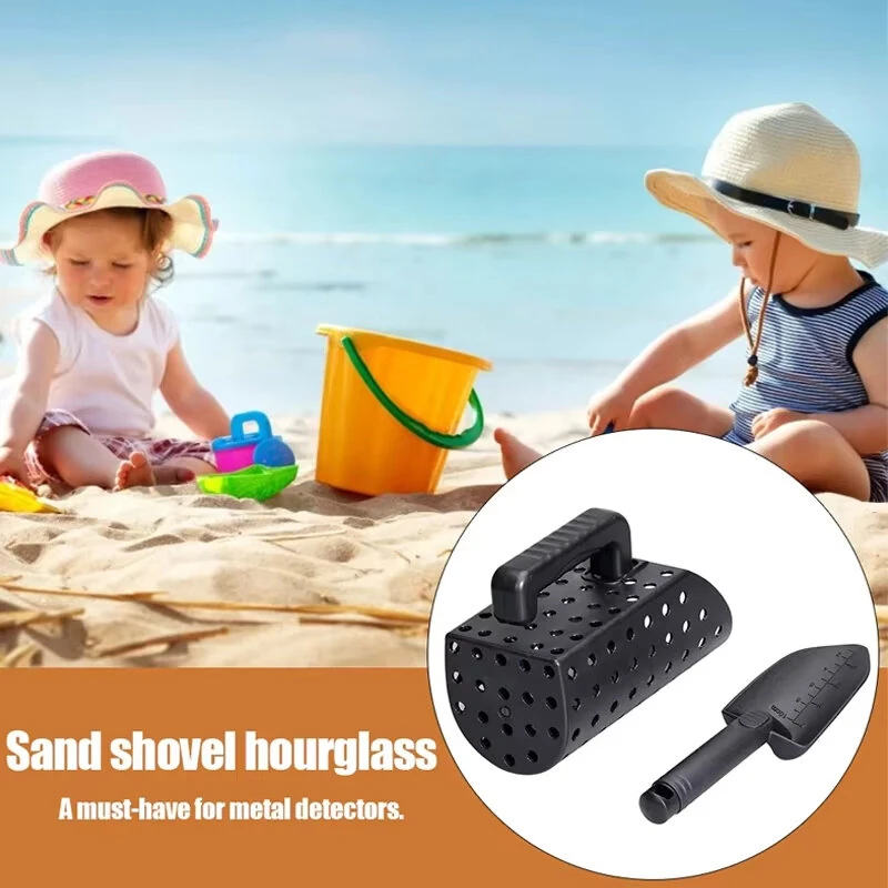 ABS Plastic Sand Scoop & Shovel | Beach Metal Detecting Tool with Sifter - Image 4