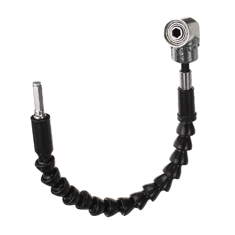 Right Angle Drill Adapter - 105 Degree Flexible Shaft with Bit Holder | Screw Extractor - Image 2