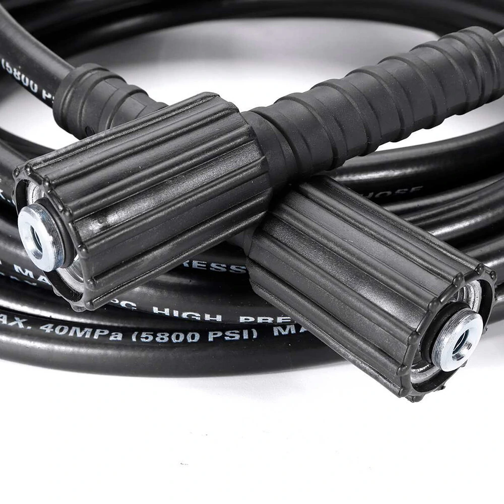 Pressure Washer Hose 50 FT 1/4 Kink Free | M22-14mm Brass Thread | 3200 PSI - Image 3