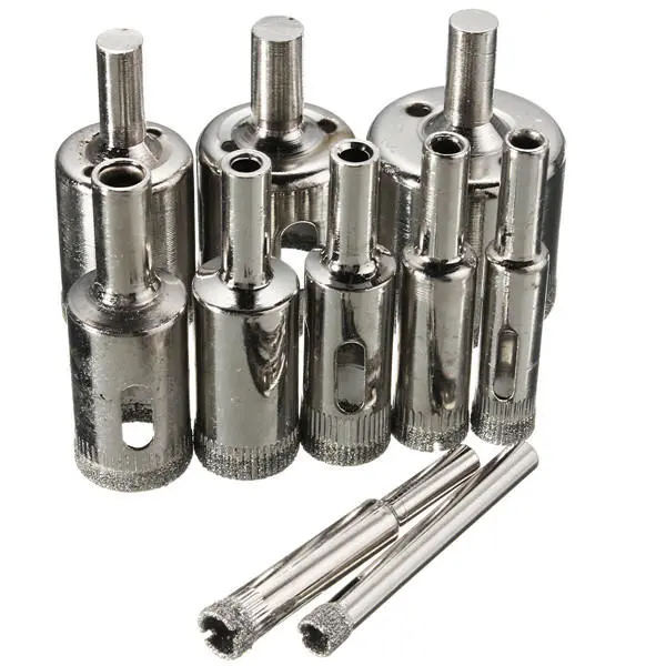 Baban 10pcs Diamond Hole Saw Drill Bit | 6-32mm for Glass Ceramic Marble - Image 5