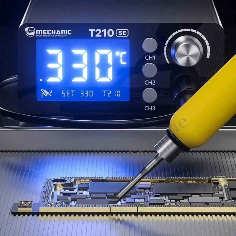 T210 SE Digital Soldering Station - 50W Thermostatic with LED Display | 110-240V - Image 3