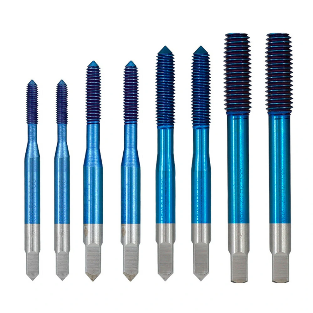 Blue Nano Fluteless Forming Machine Taps M2-M12 | HSS Thread Screw Tap Drill - Image 5