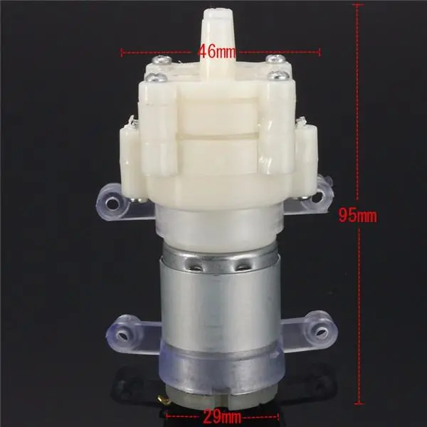 DC6-12V R385 Aquarium Air Pump | Round Diaphragm Pump for Fish Tank - Image 5