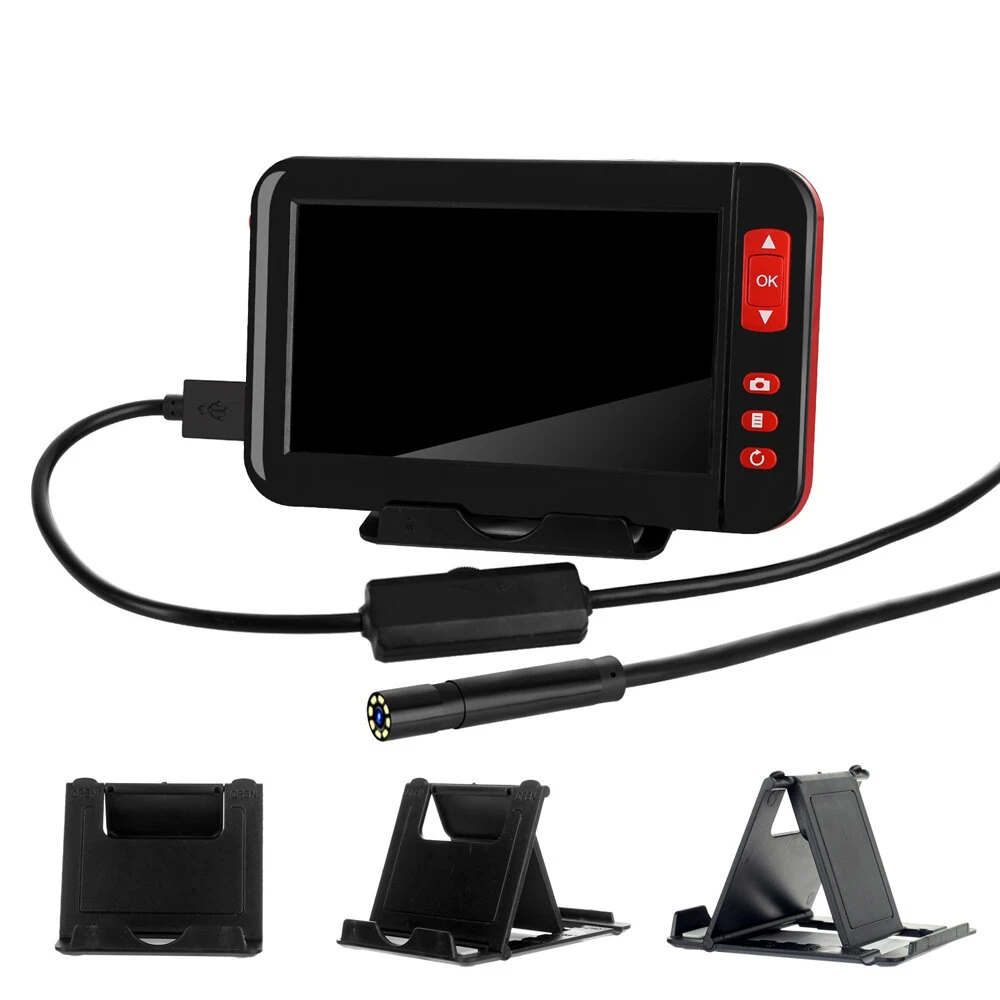 Hard Wire Digital Borescope - 5m 1080P HD | 4.3in Screen & 8 LEDs - Image 5