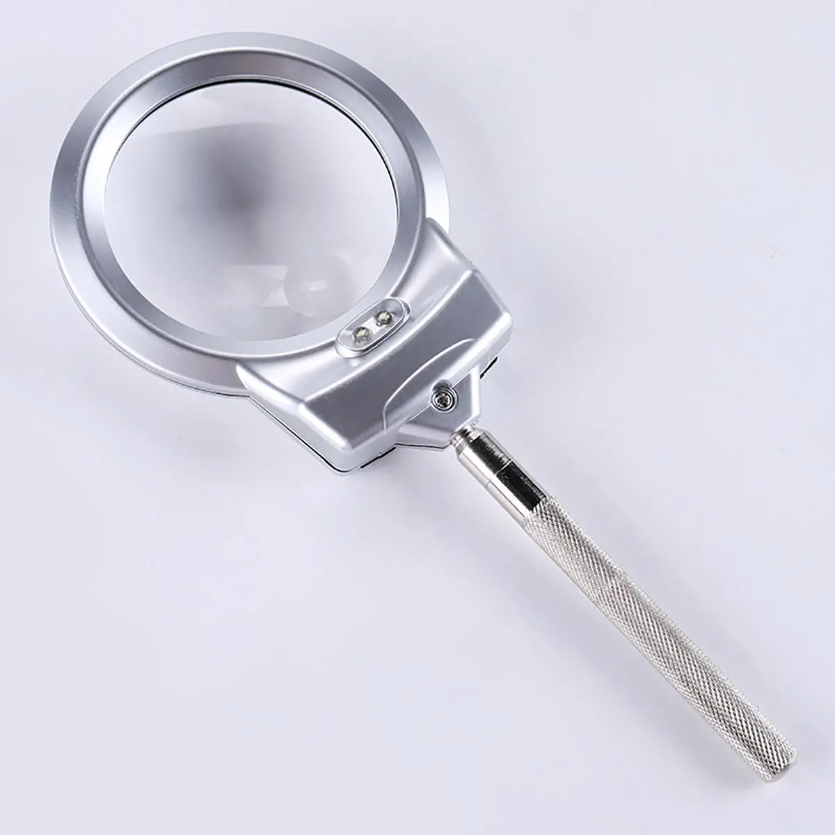 Large LED Desk Magnifier with Clamp & 360° Rotating Hose - Magnifying Glass - Image 3