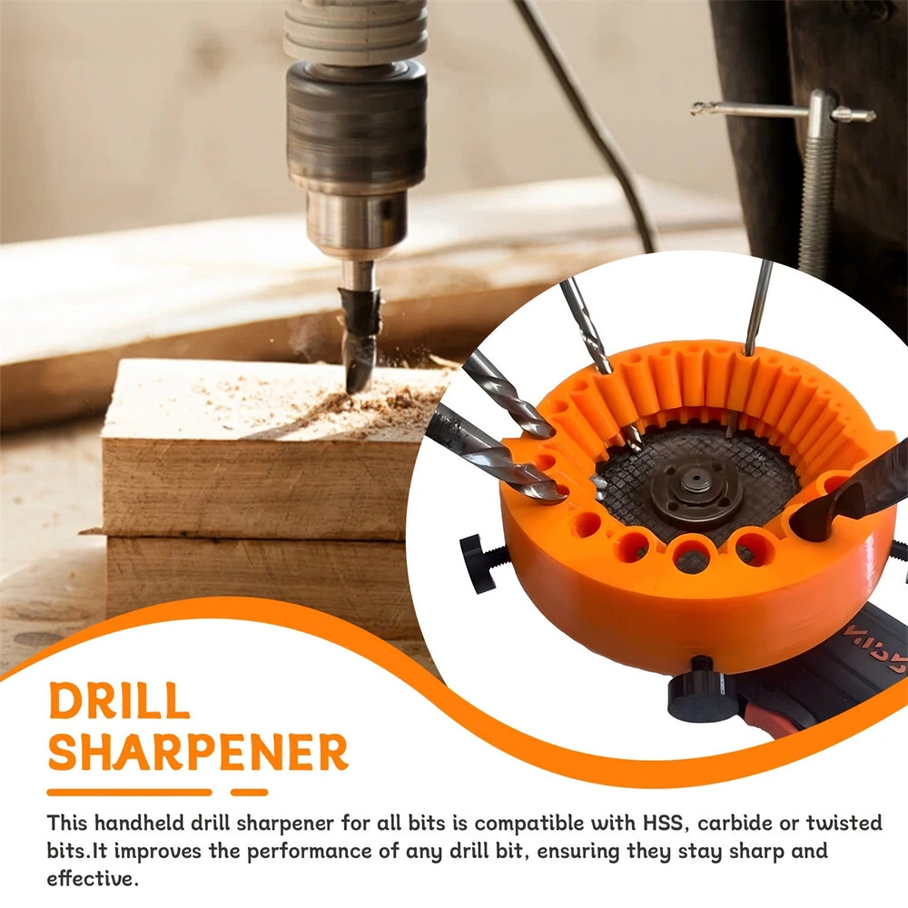 Universal Drill Bit Sharpener | 2-13mm Manual Sharpening Tool | Enhanced Cutting Efficiency - Image 3