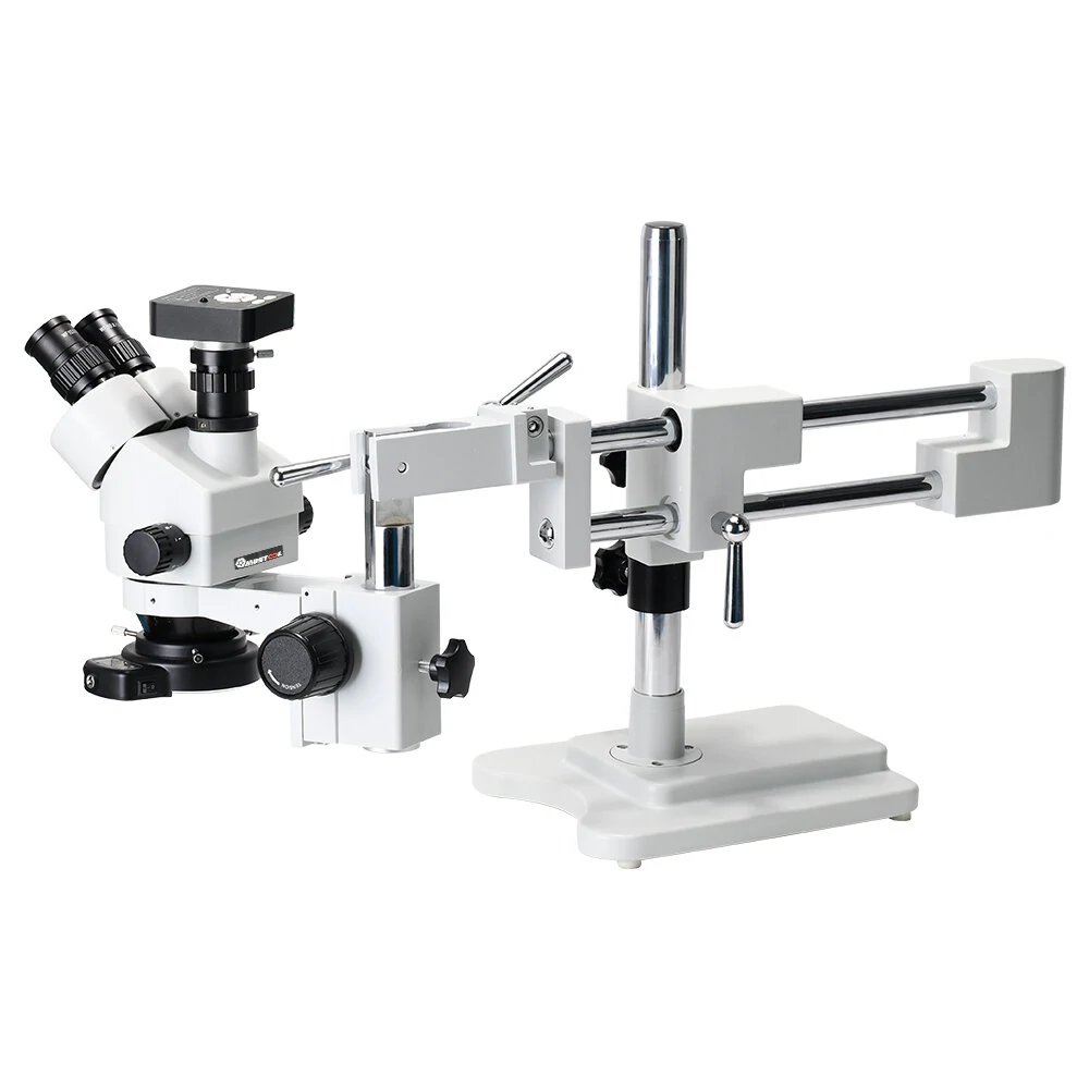 MUSTOOL Trinocular Stereo Microscope | 3.5X-90X Zoom & 41MP Camera | PCB Repair - Image 3