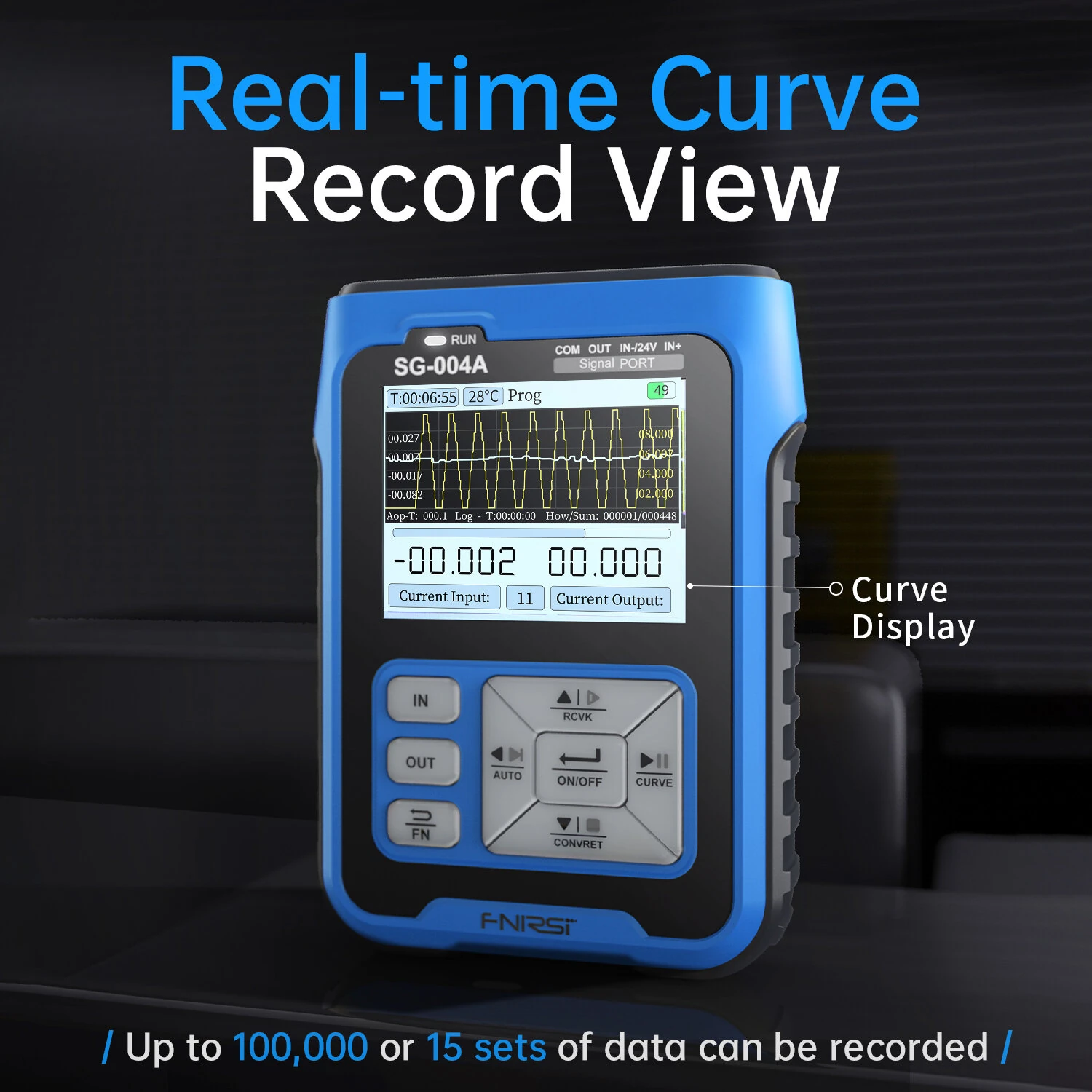 FNIRSI SG-004A Signal Generator | 0-24V 4-20mA Calibrator - Thermocouple & Resistance - Image 2
