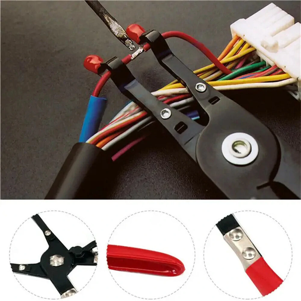 Universal Car Soldering Aid Pliers - Holds 2 Wires for Welding & Repair | Garage Tool - Image 5