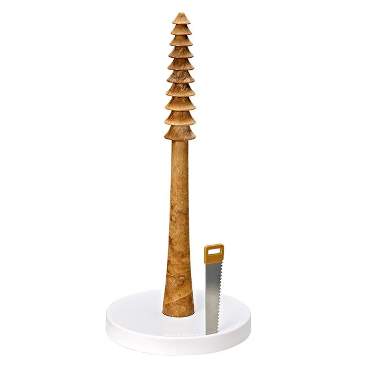 Kitchen Paper Towel Holder - Free Standing Bathroom Tissue Roll Dispenser - Image 3