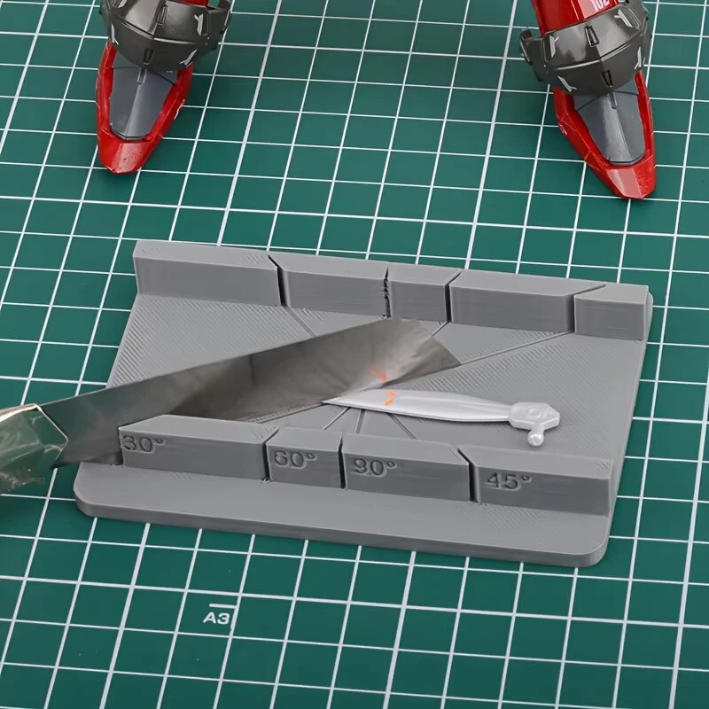Model Multi-Angle Cutting Aid - 30° 45° 60° 90° Precise Angle Cutter | Lightweight Plastic Tool for DIY & 3D Printing - Image 4