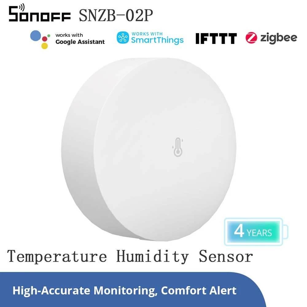 Sonoff SNZB-02P Zigbee 3.0 Temperature & Humidity Sensor | High Precision - Image 2