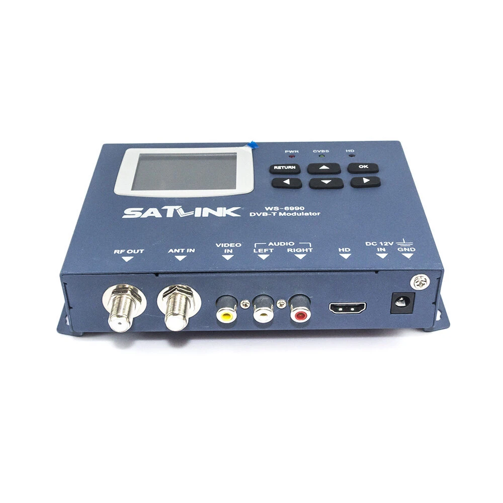 SATLINK WS-6990 Satellite Finder Meter - DVB-T Modulator with AV & HDMI Input - Image 2