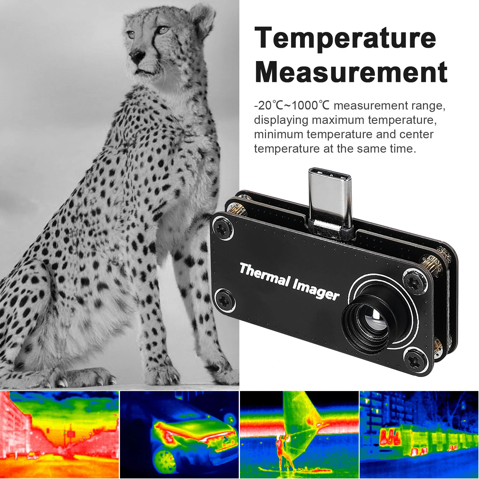 TIOP01 32x32 Thermal Imager | -20 to 1000°C | Type-C for Android - Image 4