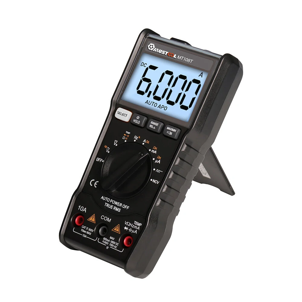 MUSTOOL MT108T True RMS Digital Multimeter - 6000 Counts NCV & Temperature Tester - Image 3
