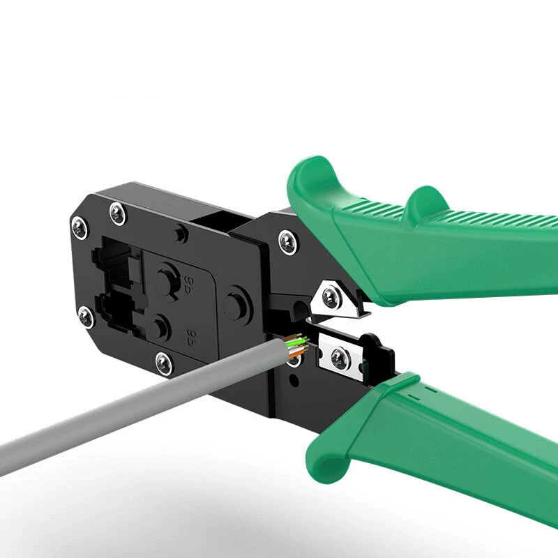 AMPCOM Network Cable Pliers - Multifunctional Crimping Tool for 8P6P Crystal Heads - Image 4