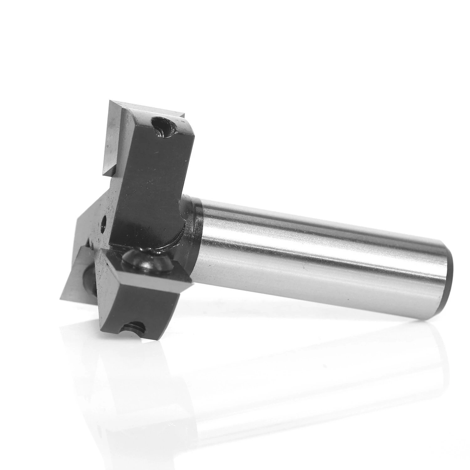 CMT 3-Wing Surfacing Router Bit - 1/2 Shank, 1-1/2 Cut Diameter | Carbide Insert - Image 3