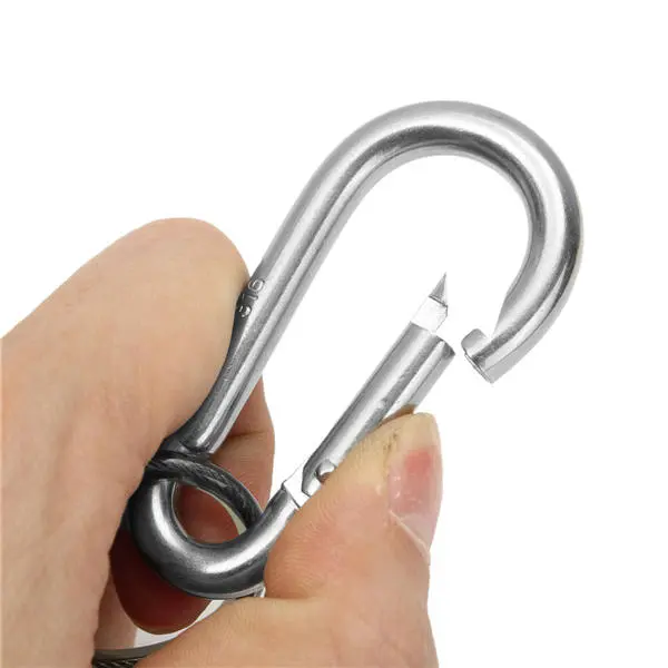 5Pcs 26cm Steel Plier Coil Lanyard | Retracting Tether for Secure Grip - Image 5