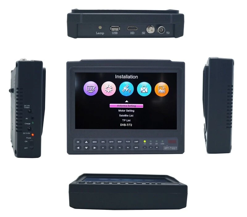 KPT-716TS Satellite Finder Meter - DVB-S2/T2 HD Receiver & MPEG-4 Modulator - Image 4