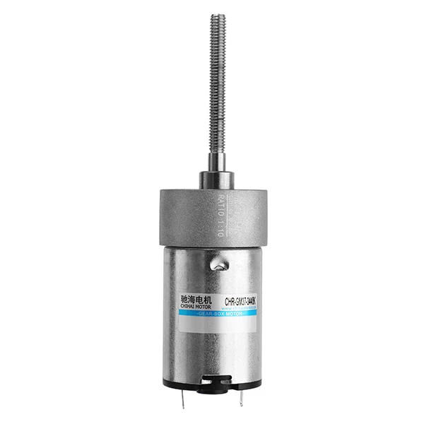 CHIHAI MOTOR 24V 350RPM DC Gear Motor | Screw Shaft Reduction Motor - Image 2