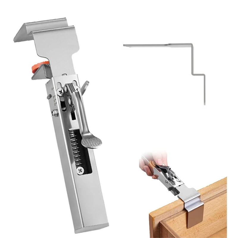 Drawer Front Installation Clamps - Adjustable Fixing Clips for Easy Panel Mounting - Image 2