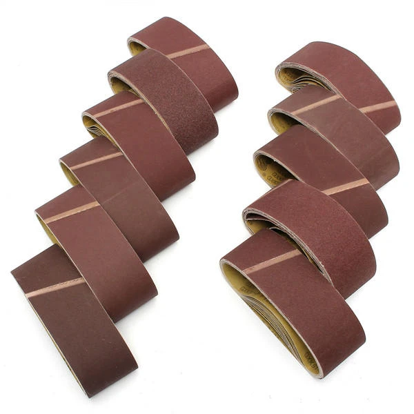 Zirconia Abrasive Sanding Belts - 10pcs 90x620mm | 40-600 Grit for Wood Grinding - Image 2