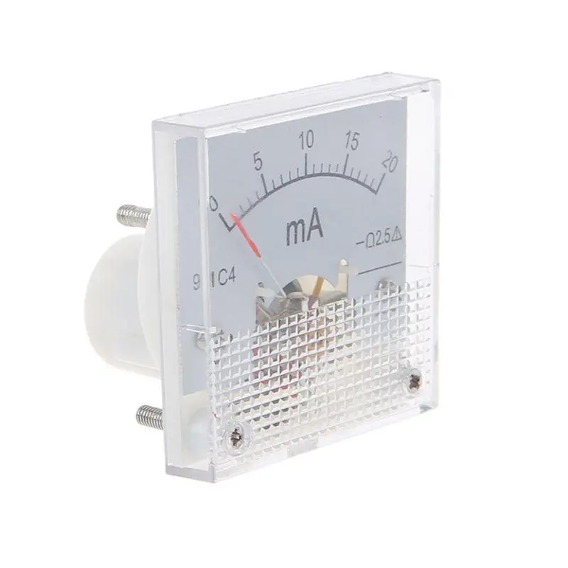 91C4 Analog Panel Ammeter | DC 50mA-10A Range | Class 2.5 Accuracy - Image 3