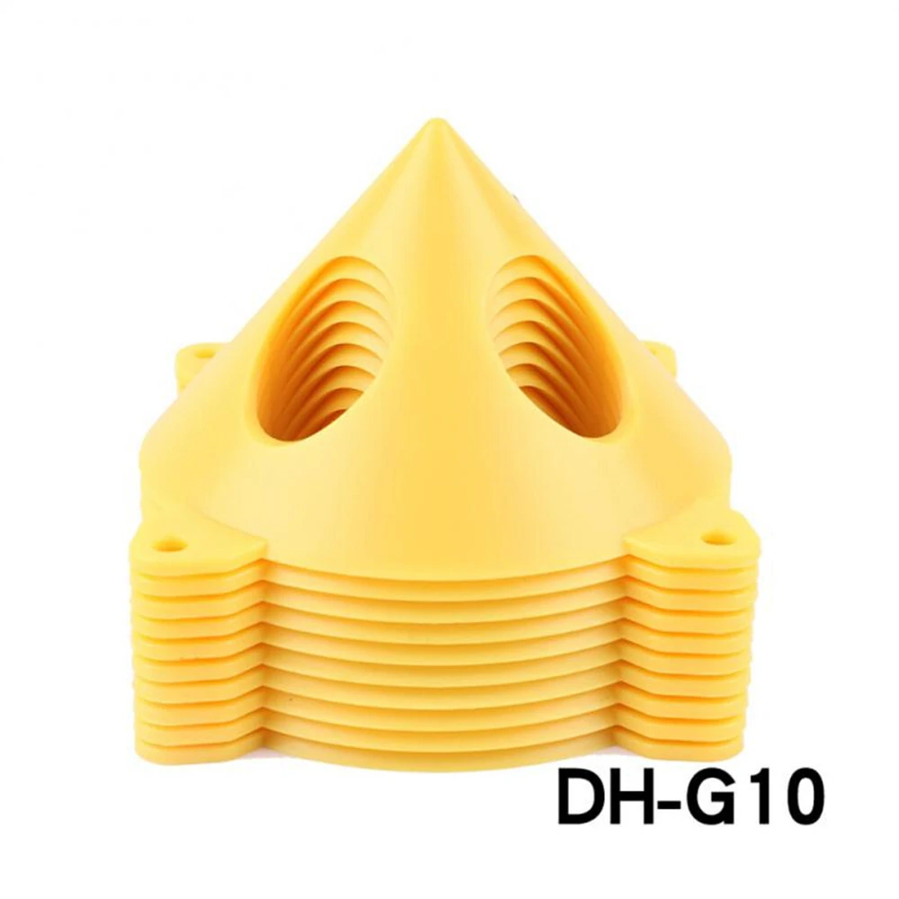 10PCS Portable Woodworking Paint Triangle Stand | Wood Support Pyramids & Lift Pads - Image 4
