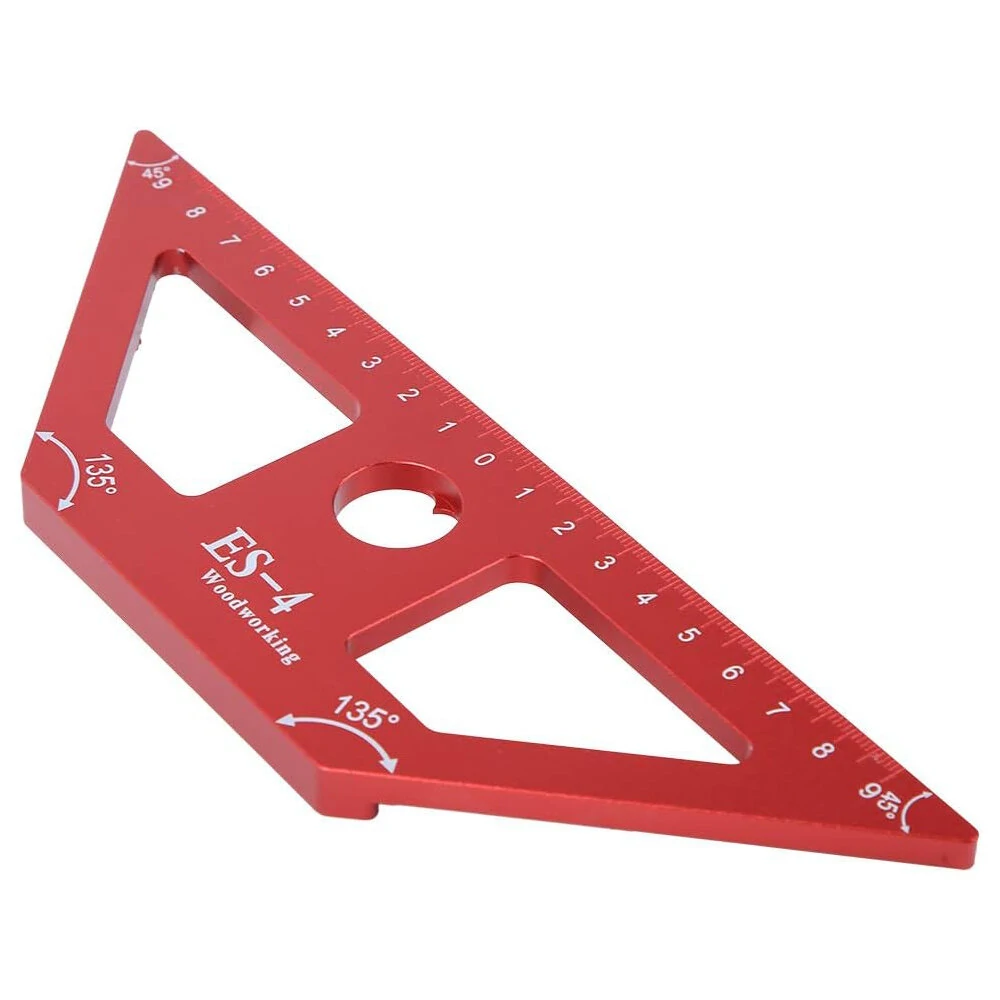 FONSON TOOLS ES-4 Metric Angle Ruler - 45/135 Degree Woodworking Scriber & Marking Tool - Image 3
