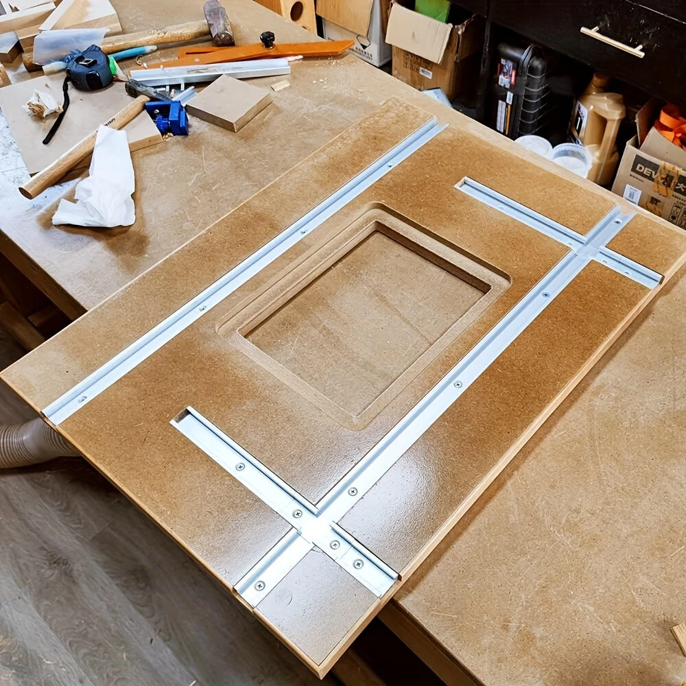 800mm Universal 3/4 T-Track - 2 Pack with Predrilled Holes for Woodworking Jigs - Image 5