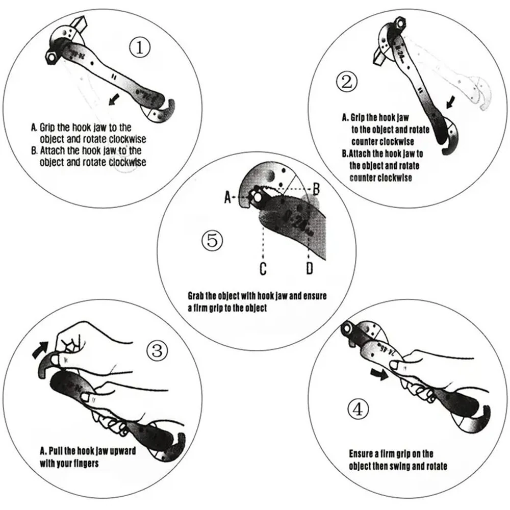 Magic Universal Wrench - Adjustable Dual Open Steel Pliers | Ergonomic Grip - Image 5