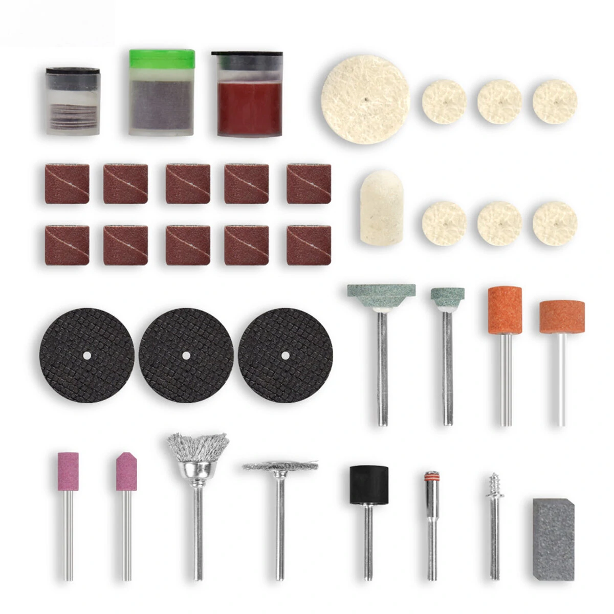 79pcs Rotary Tool Accessory Set for Grinding, Sanding, Polishing & Cutting - Image 2