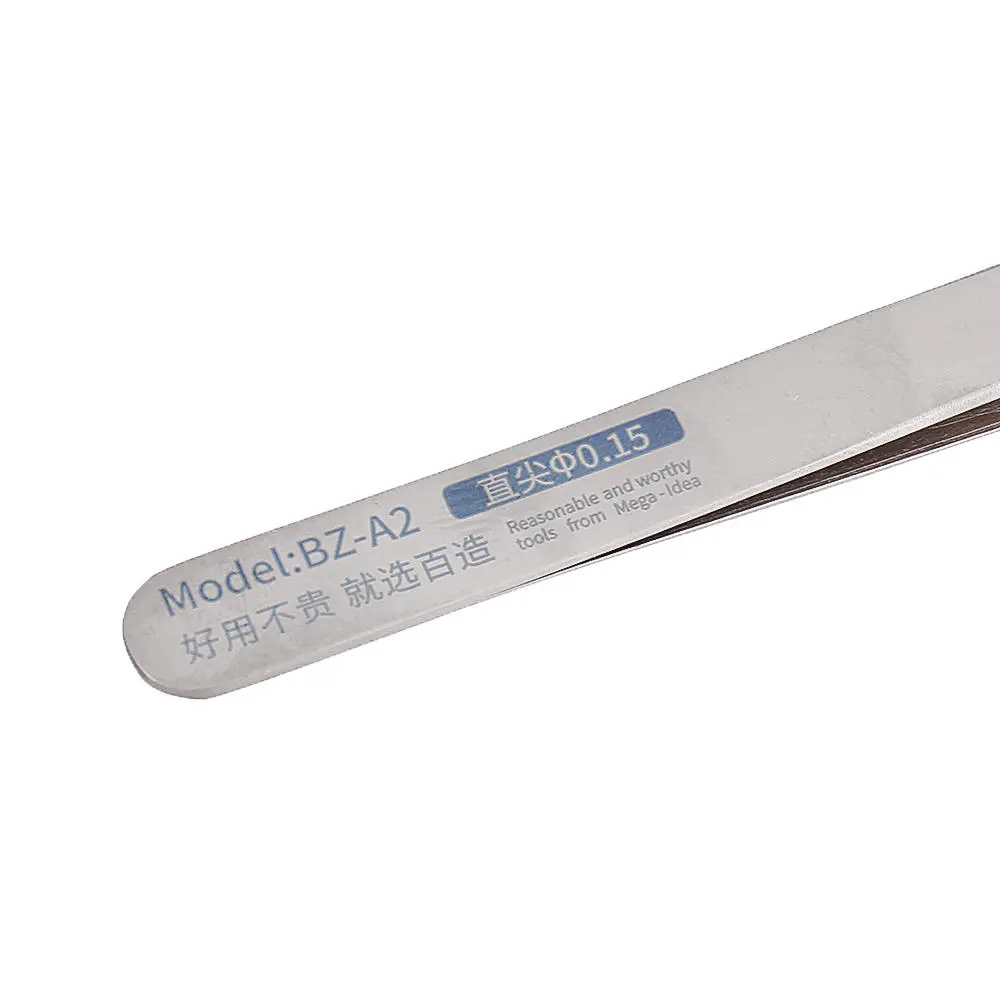 Precision Anti-static Straight Tip Tweezers | Non-magnetic Stainless Steel | Phone Repair Tool - Image 5