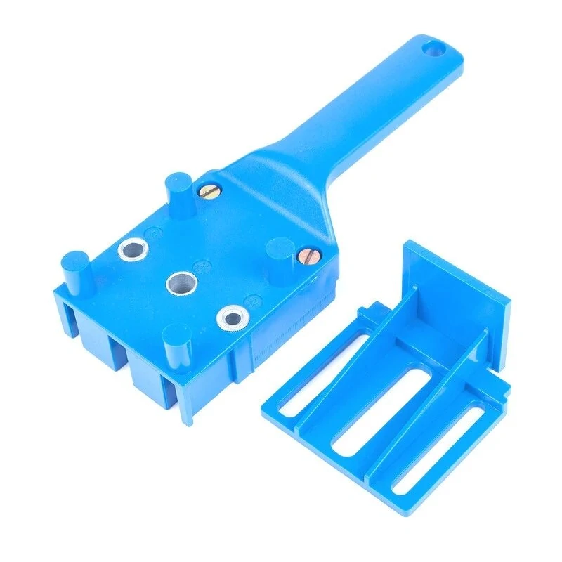 41Pcs Quick Wood Doweling Jig | ABS Plastic Handheld Pocket Hole Jig System for Dowel Joints - Image 3