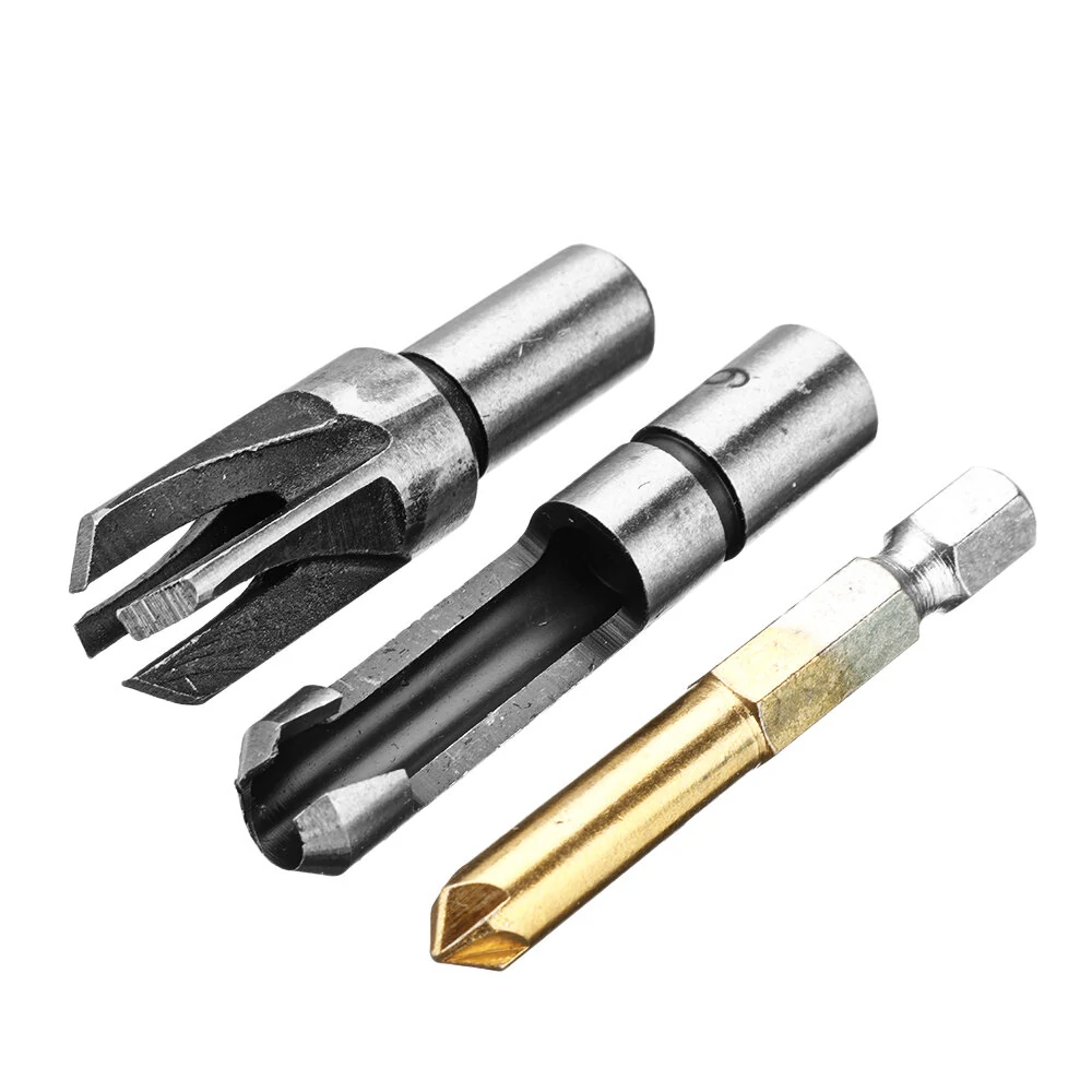 Drillpro 14pcs Chamfer Countersink Drill Bit Set | Wood Plug Cutter for Woodworking - Image 2
