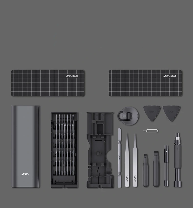JIMI JM-GNT60 60-in-1 Magnetic Screwdriver Set | Precision Repair Tools | Press Design - Image 2