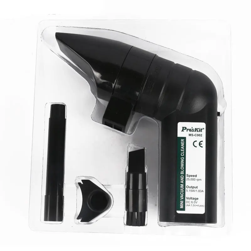 Pro'skit Mini Multifunction Blower Vacuum Cleaner MS-C002 for PC Keyboards Printers Fax Phone - Image 2