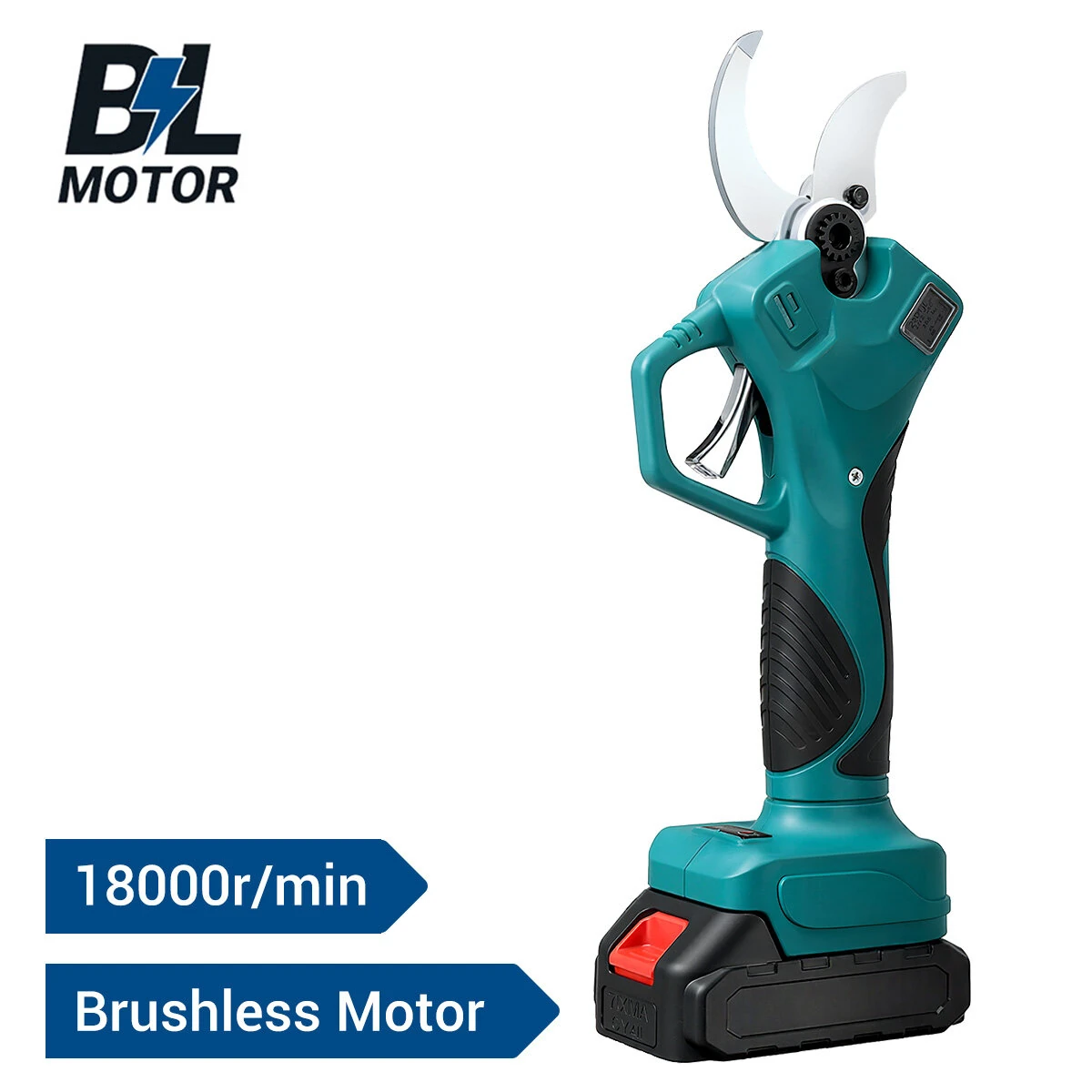 Drillpro 21V Cordless Electric Pruning Shear - 55mm Cut 4-Speed LCD | Garden Tool - Image 2