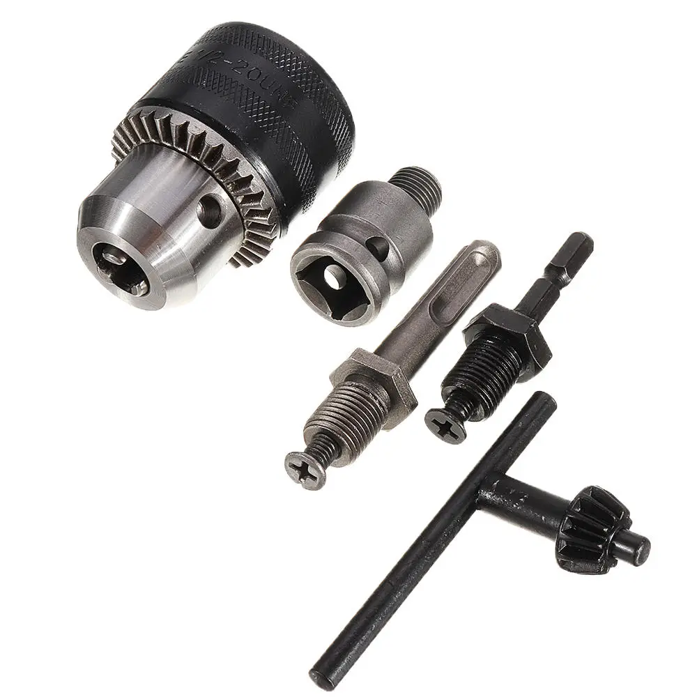 Drillpro 1.5-13mm Drill Chuck Adapter | 1/2-20UNF for Impact Wrench to Drill - Image 2