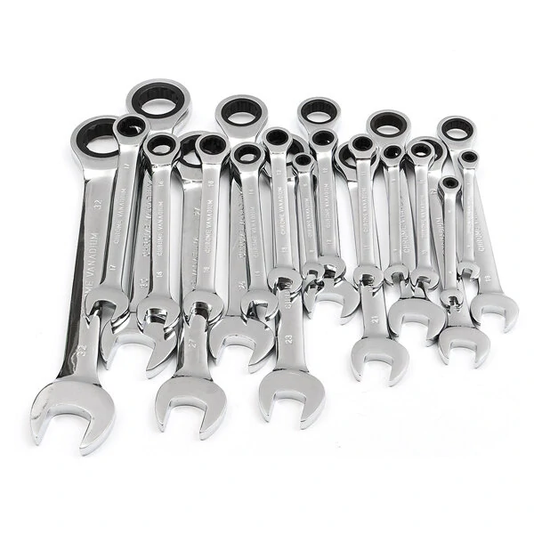 Raitool HT01 Chrome Vanadium Steel Ratchet Wrench Set | Fixed Head 6-32mm Metric - Image 2