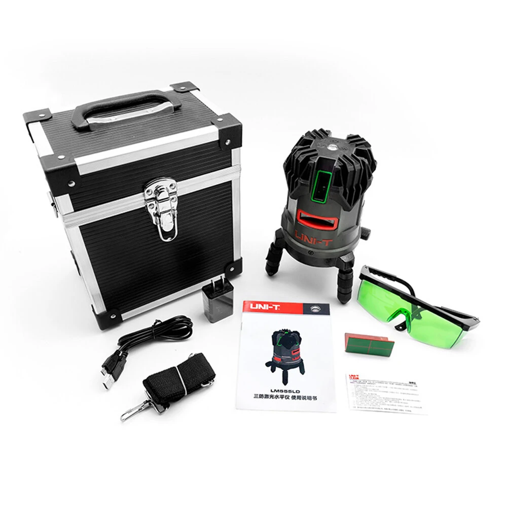 UNI-T LM555LD Green Laser Level - IP54 Waterproof & Dustproof - 5 Sectors - Image 5