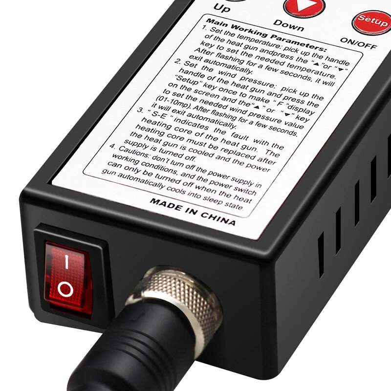 Yarboly 8858D Hot Air Gun Bework Station | SMD SMT Soldering & Welding Repair Tool - Image 3