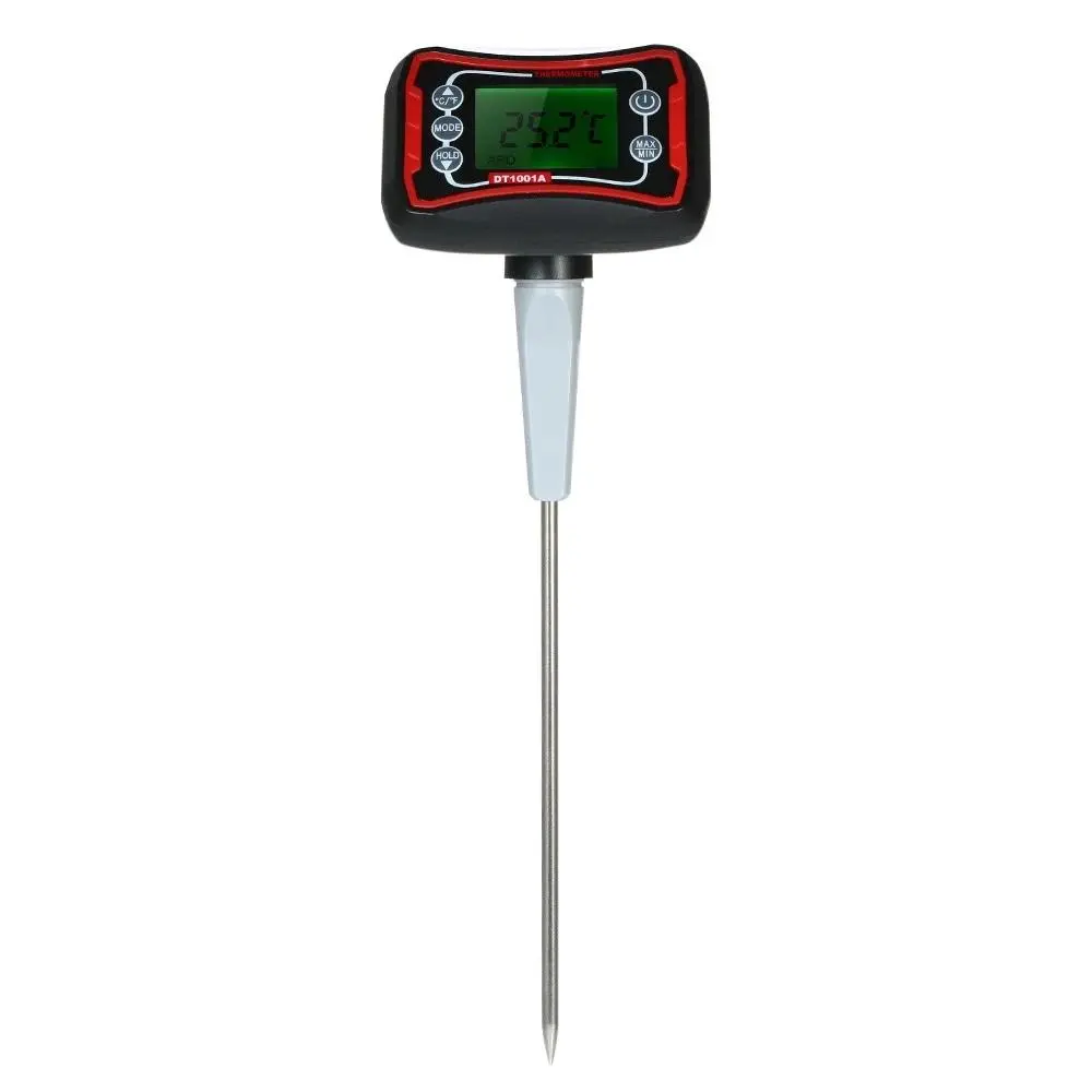 Digital Food Thermometer - Instant Read BBQ Pyrometer with Adjustable Probe & LCD Backlit Display - Image 2