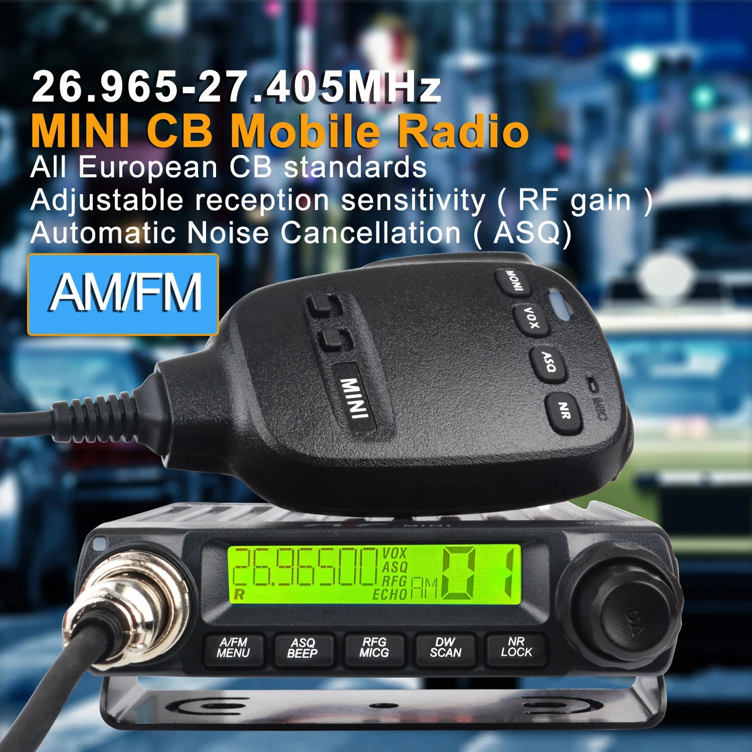 TYT CB Mini Radio 40 Channel 4W Compact Walkie Talkie | 27MHz FM AM UHF - Image 3