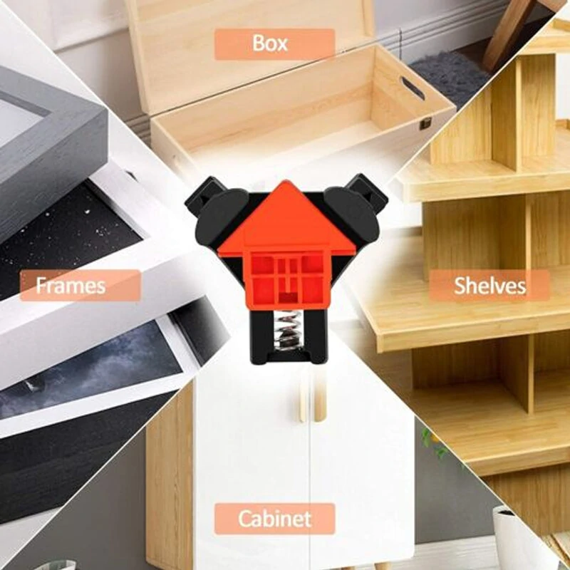 4pcs Adjustable 90 Degree Corner Clamp - Right Angle Woodworking Tool Kit - Image 5