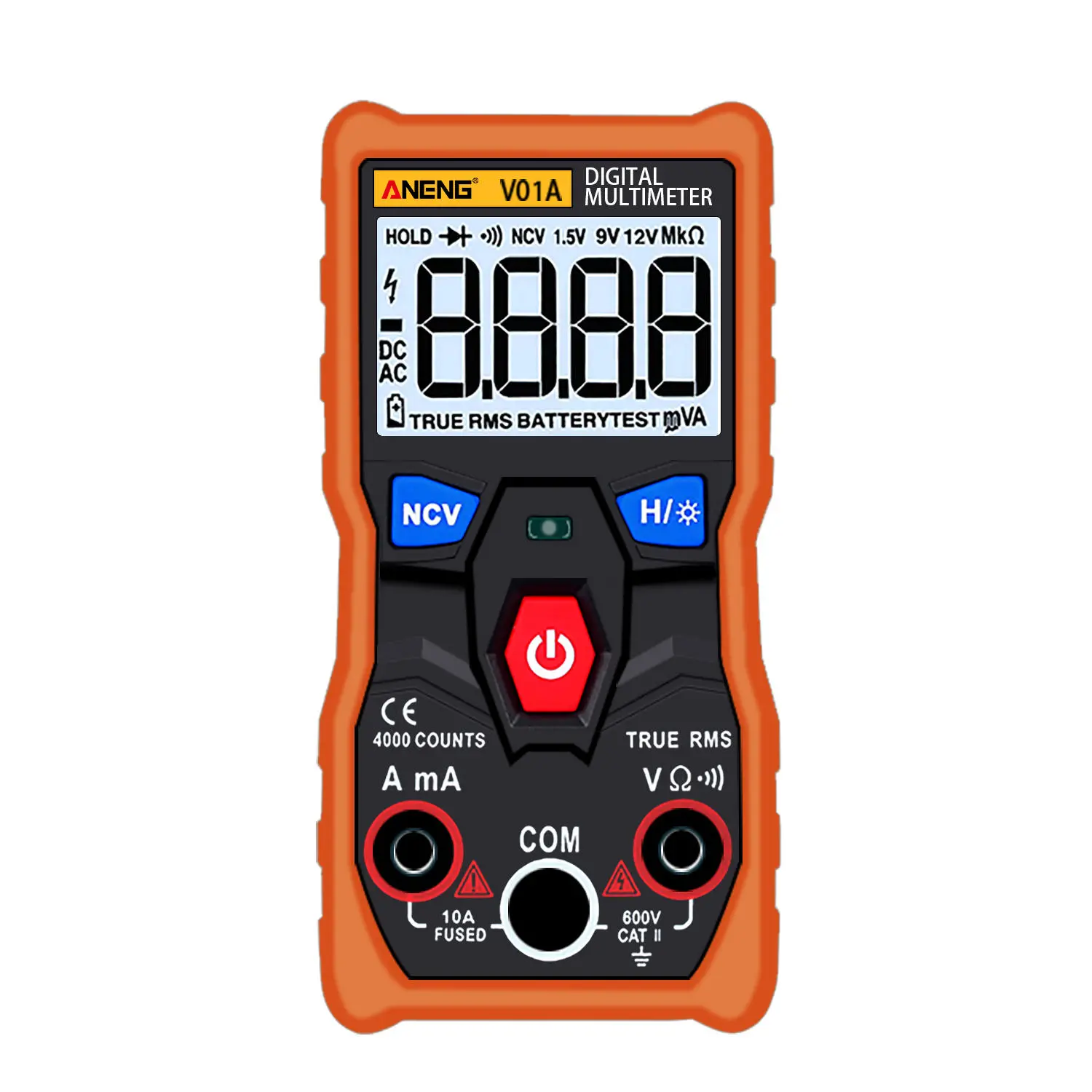 ANENG V01A True RMS Multimeter - Autoranging, NCV, Backlight & Flashlight - Image 2