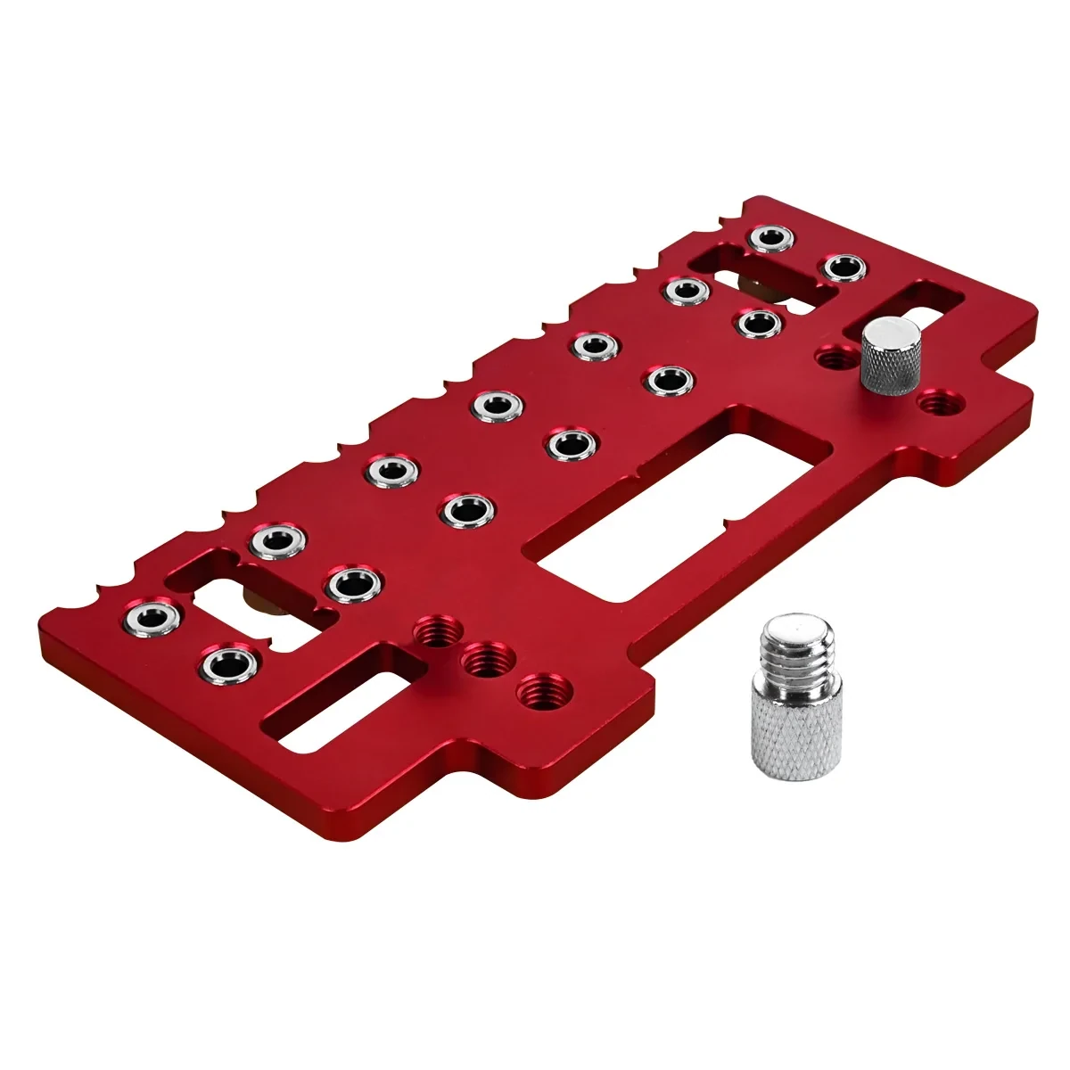 JIGHOLE 5mm 1/4 Inch Aluminum Pocket Hole Jig | Drill Guide for Straight Cabinet Holes - Image 3