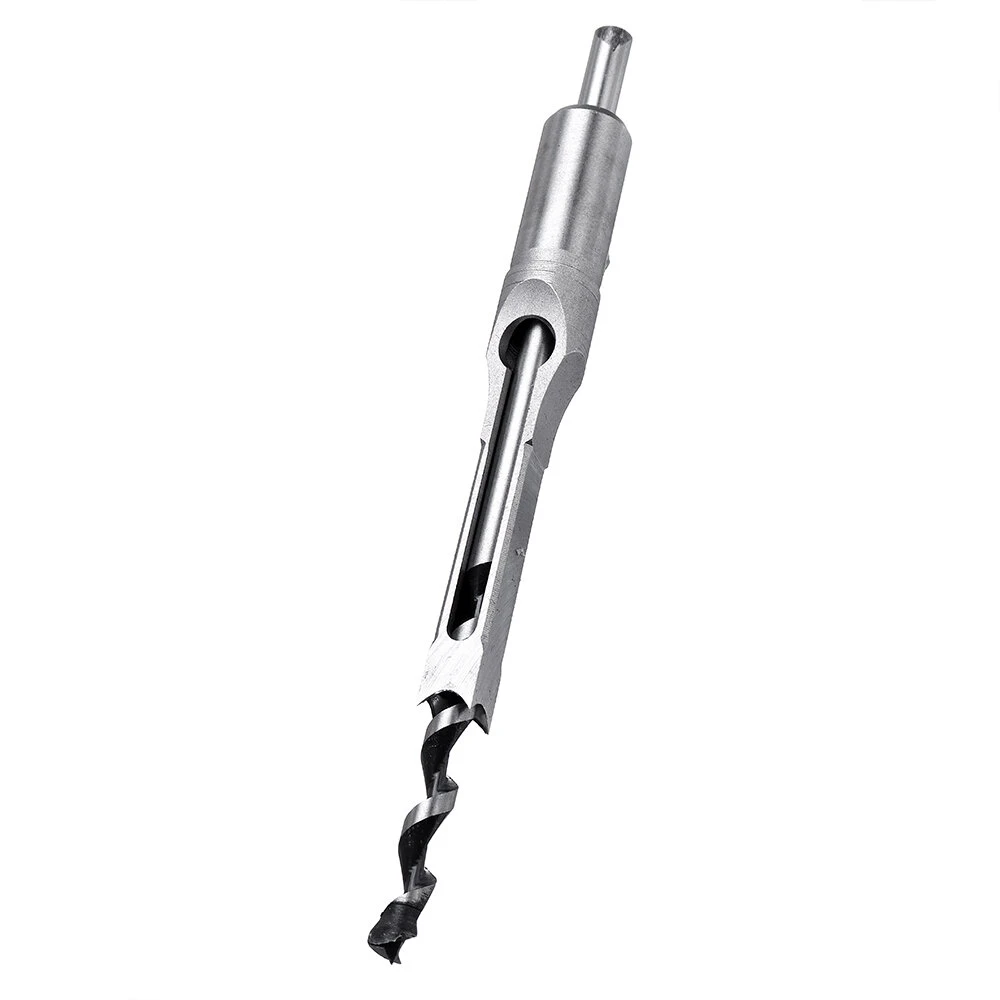 Woodworking Square Hole Drill Bit - 6-22mm Mortising Chisel Tenon Drill - Image 3