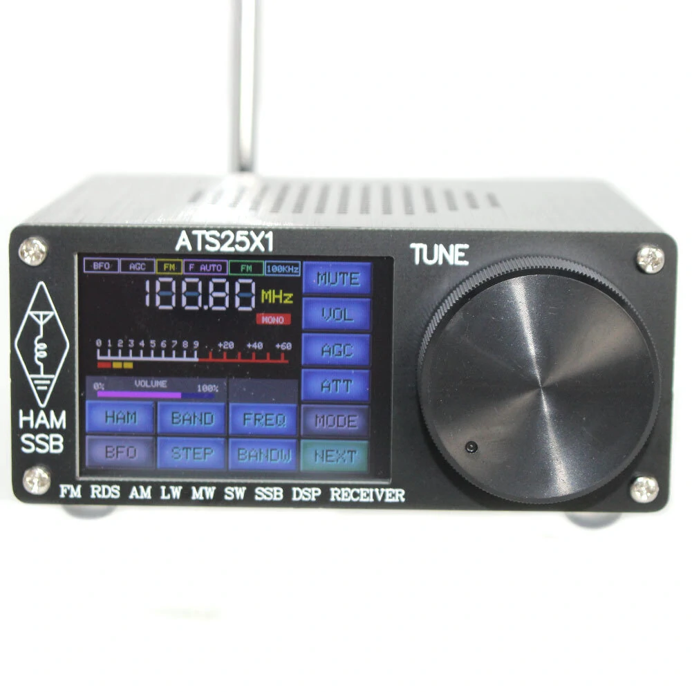 ATS25X1 DSP Receiver - 2.4 Inch Touch Screen All Band Radio - FM LW MW SW SSB - Image 2