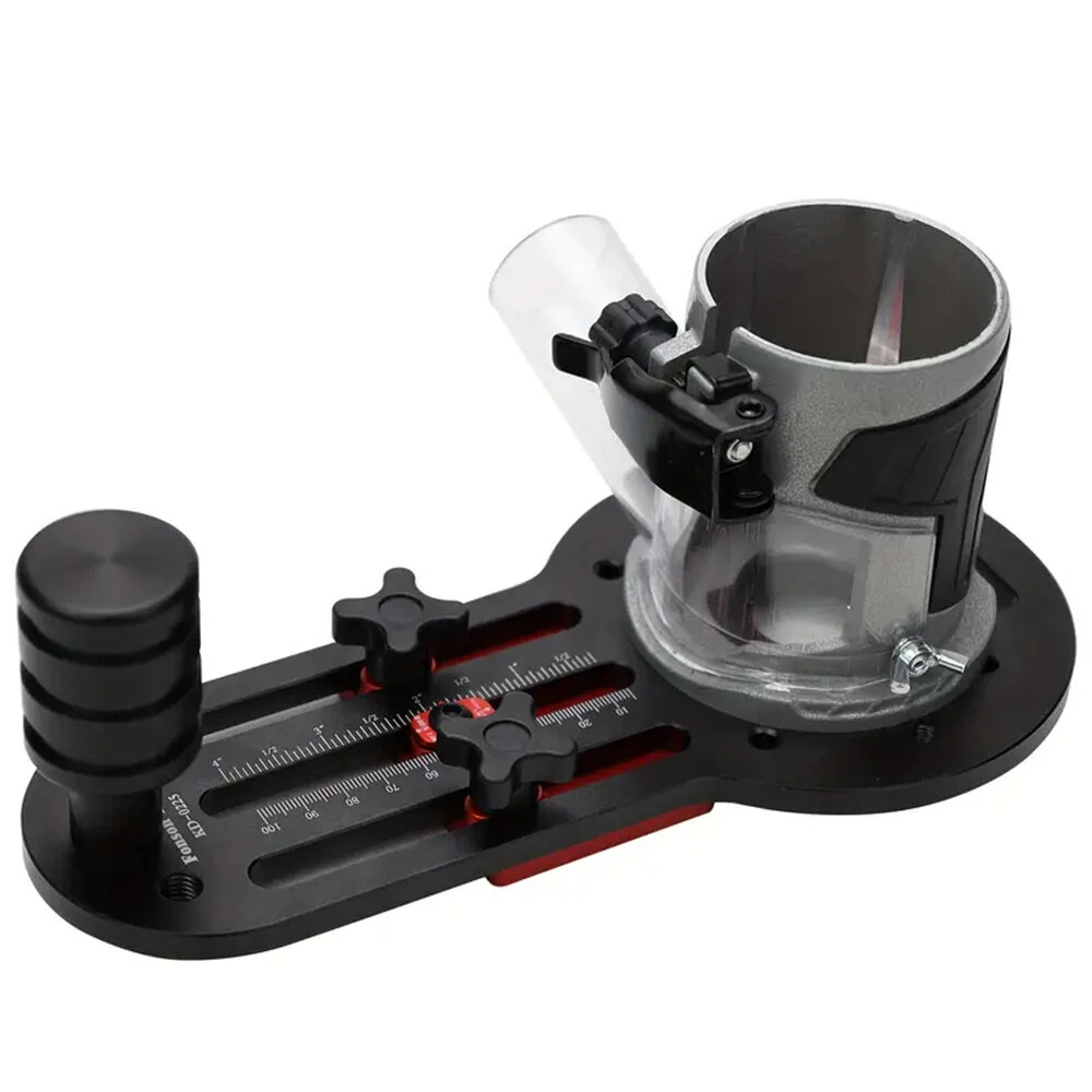 FONSON TOOLS 2-in-1 Slotting Bracket for 65mm Trimming Machine | Aluminum with Scale - Image 2